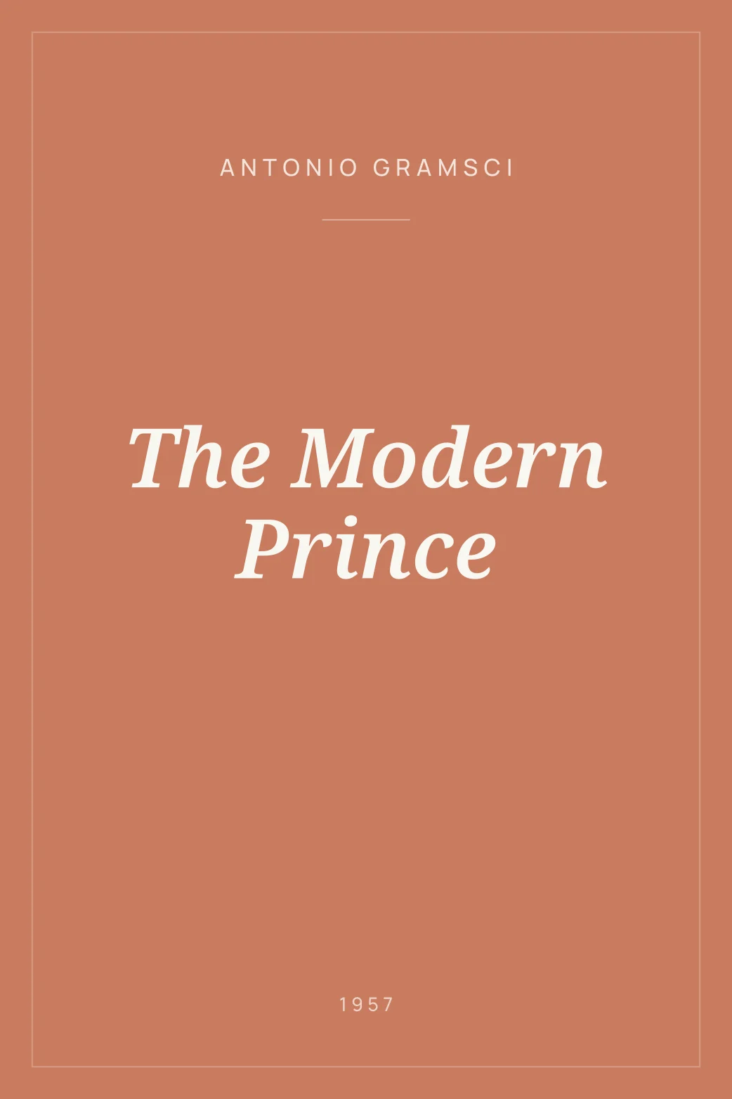Portada de The Modern Prince