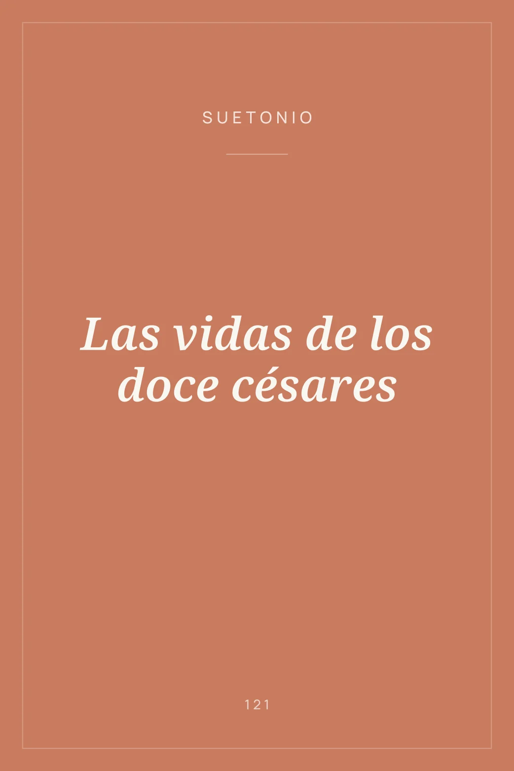 Portada de Las vidas de los doce césares