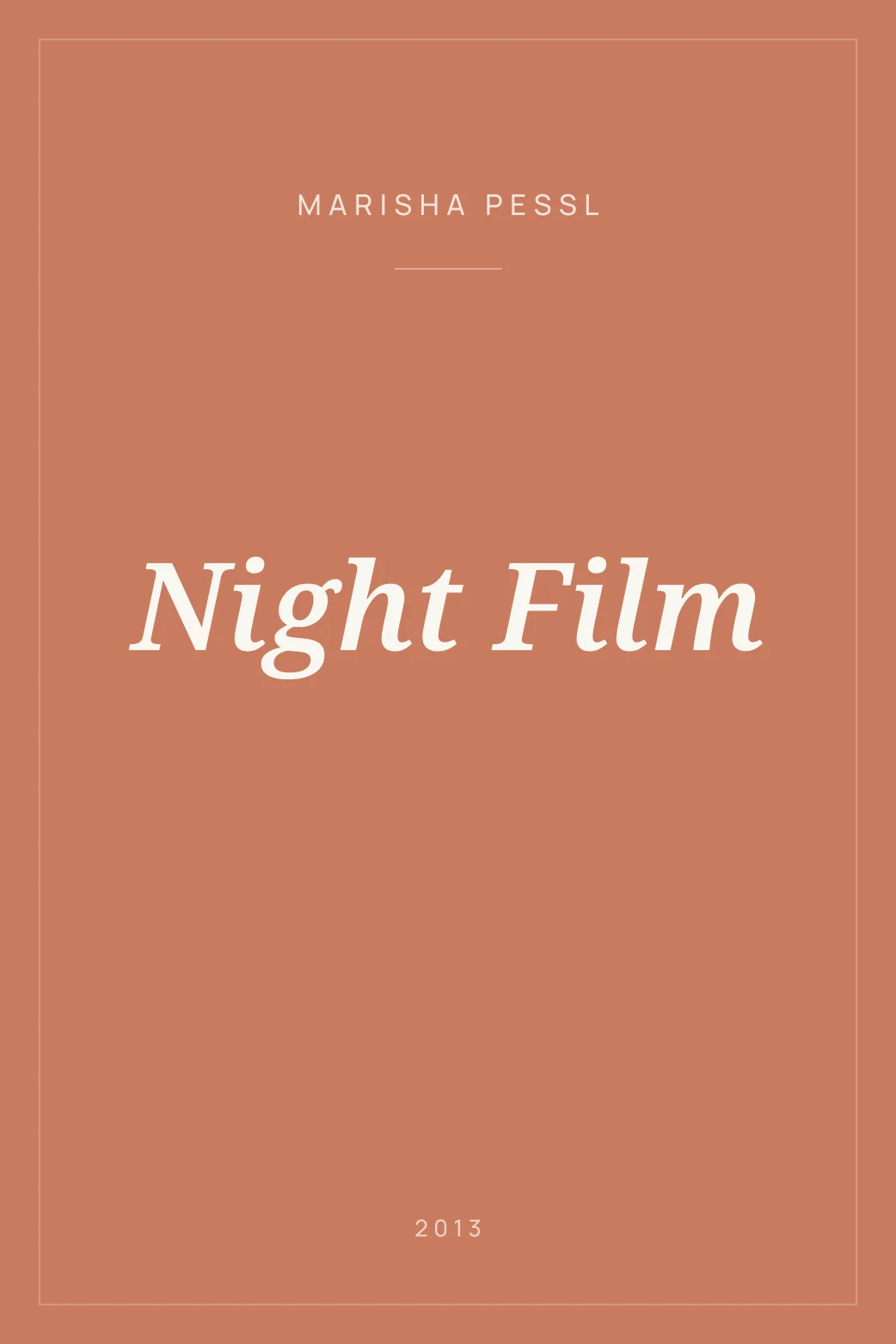 Portada de Night Film