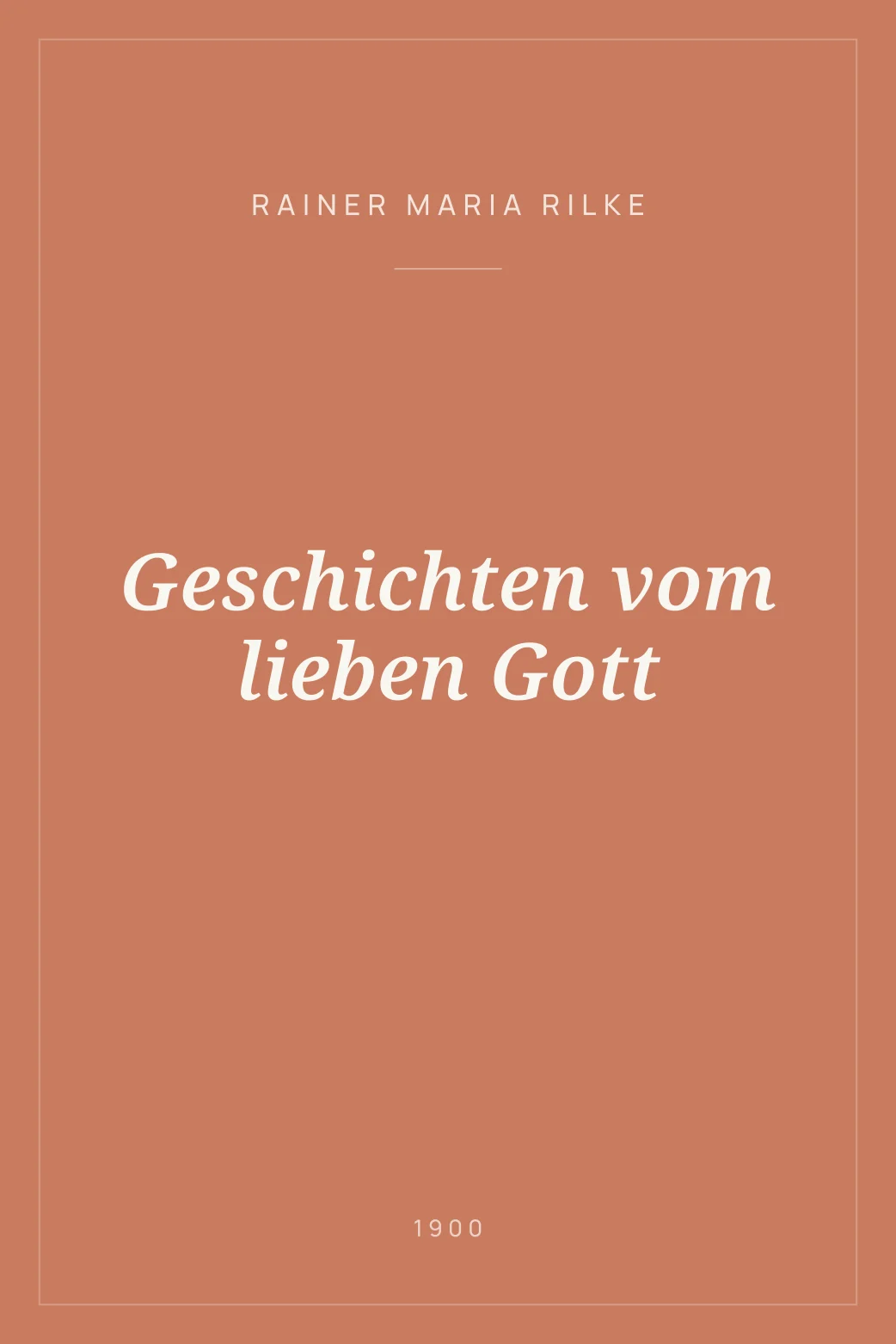 Portada de Geschichten vom lieben Gott
