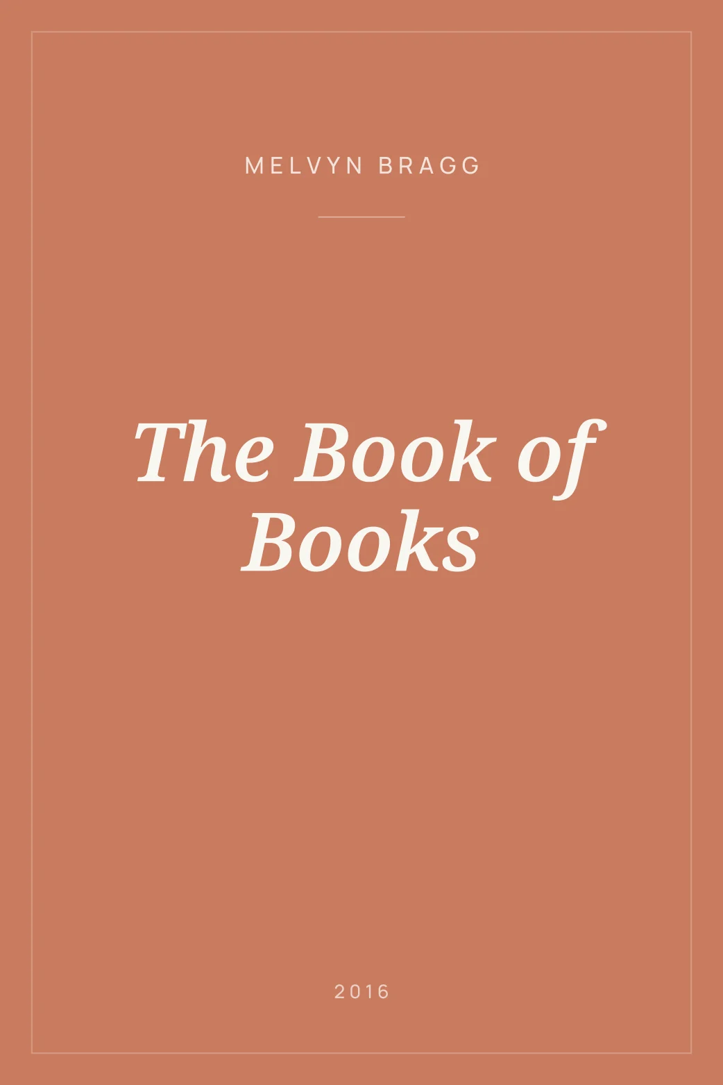 Portada de The Book of Books