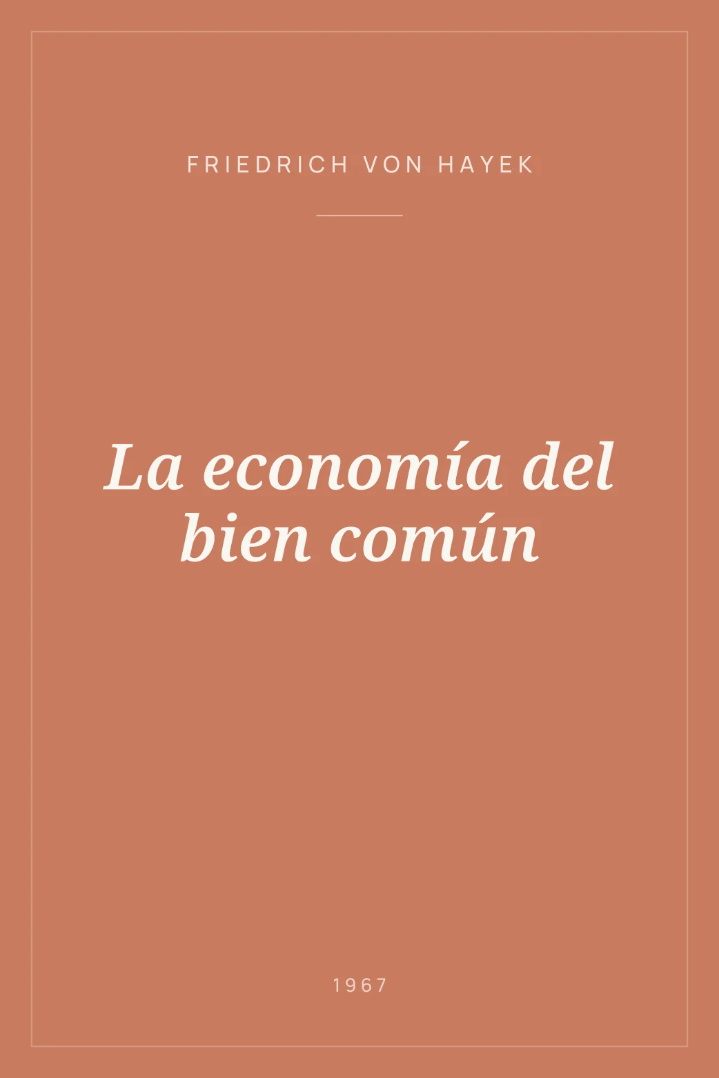 Portada de La economía del bien común