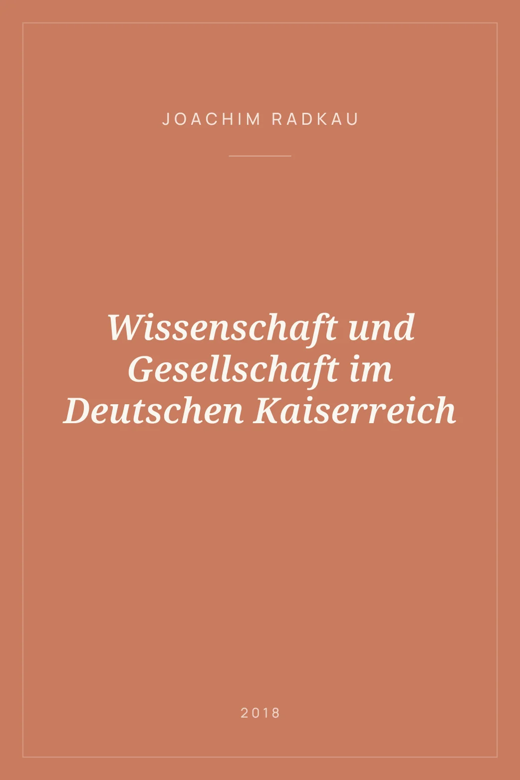 Portada de Wissenschaft und Gesellschaft im Deutschen Kaiserreich