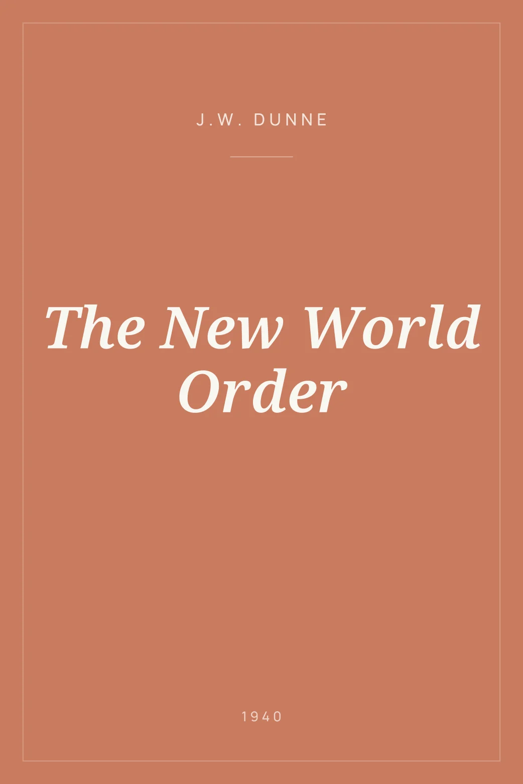 Portada de The New World Order