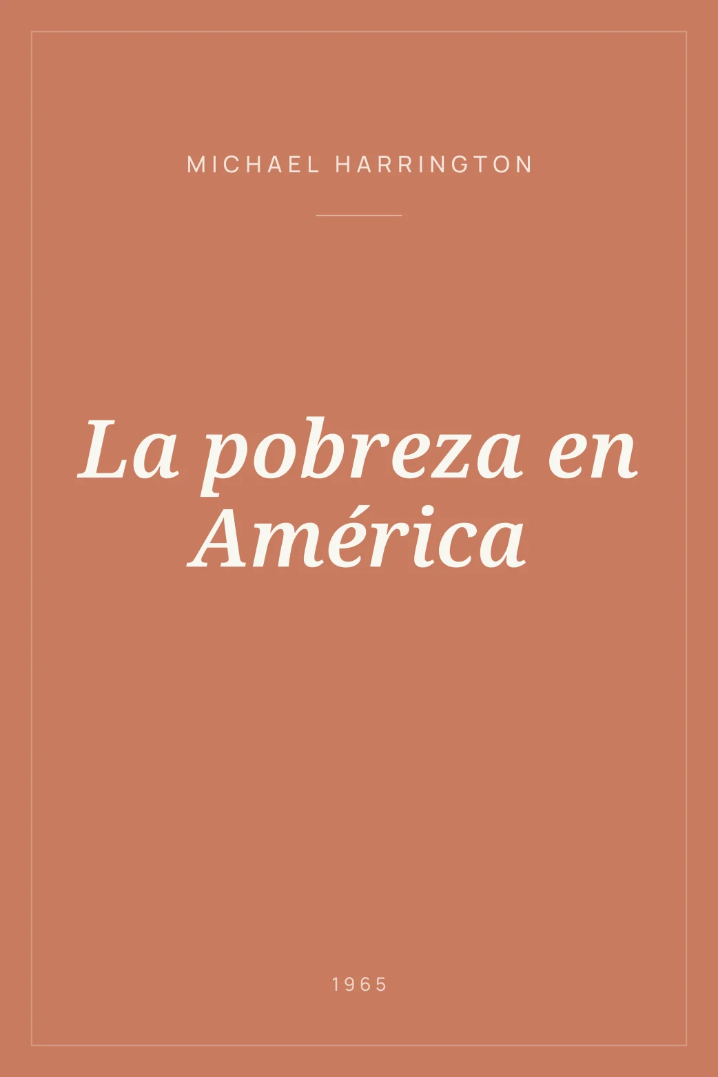 Portada de La pobreza en América