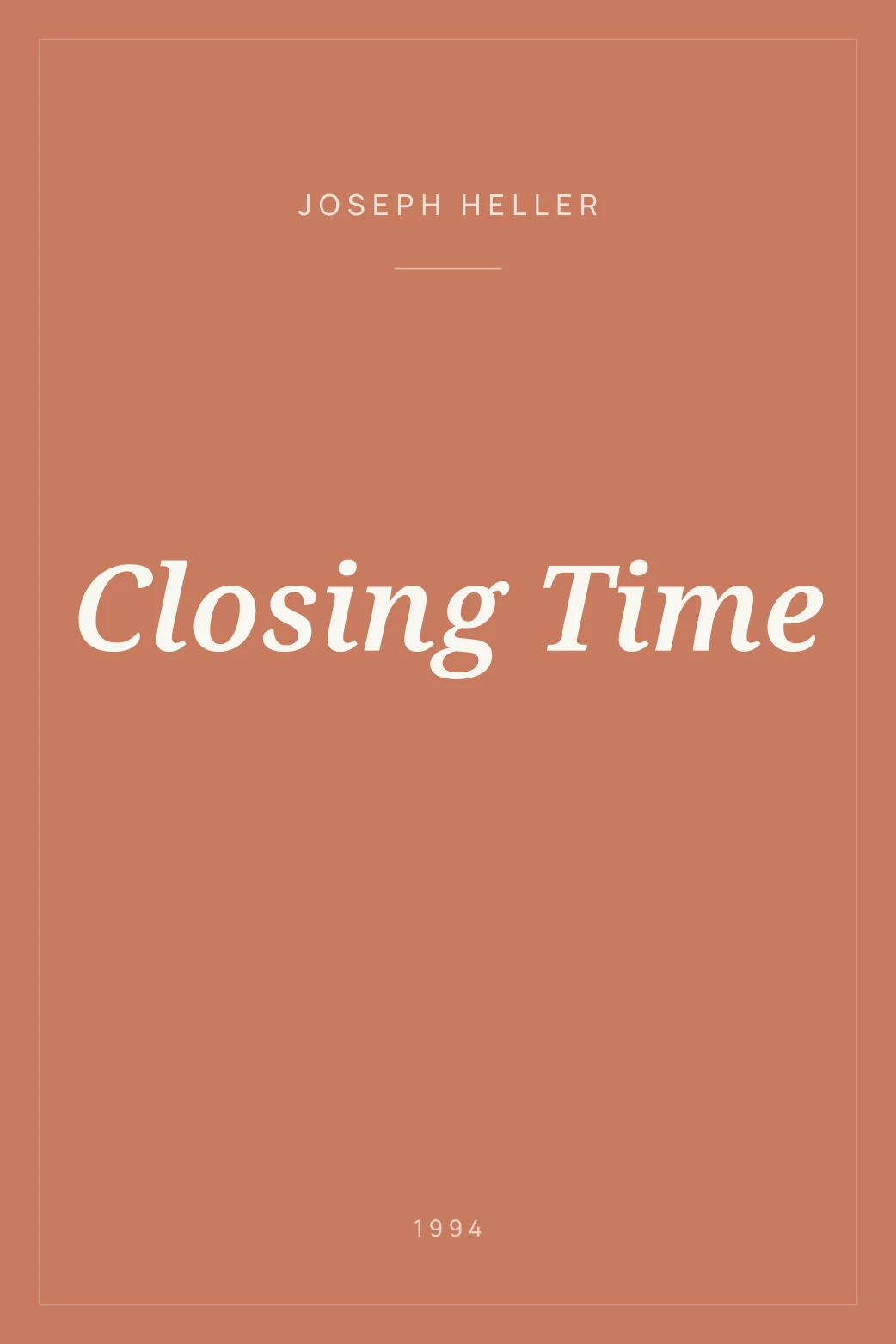 Portada de Closing Time