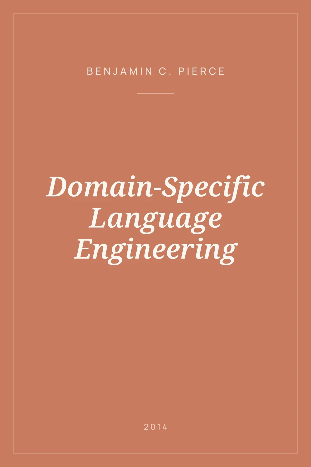 Portada de Domain-Specific Language Engineering