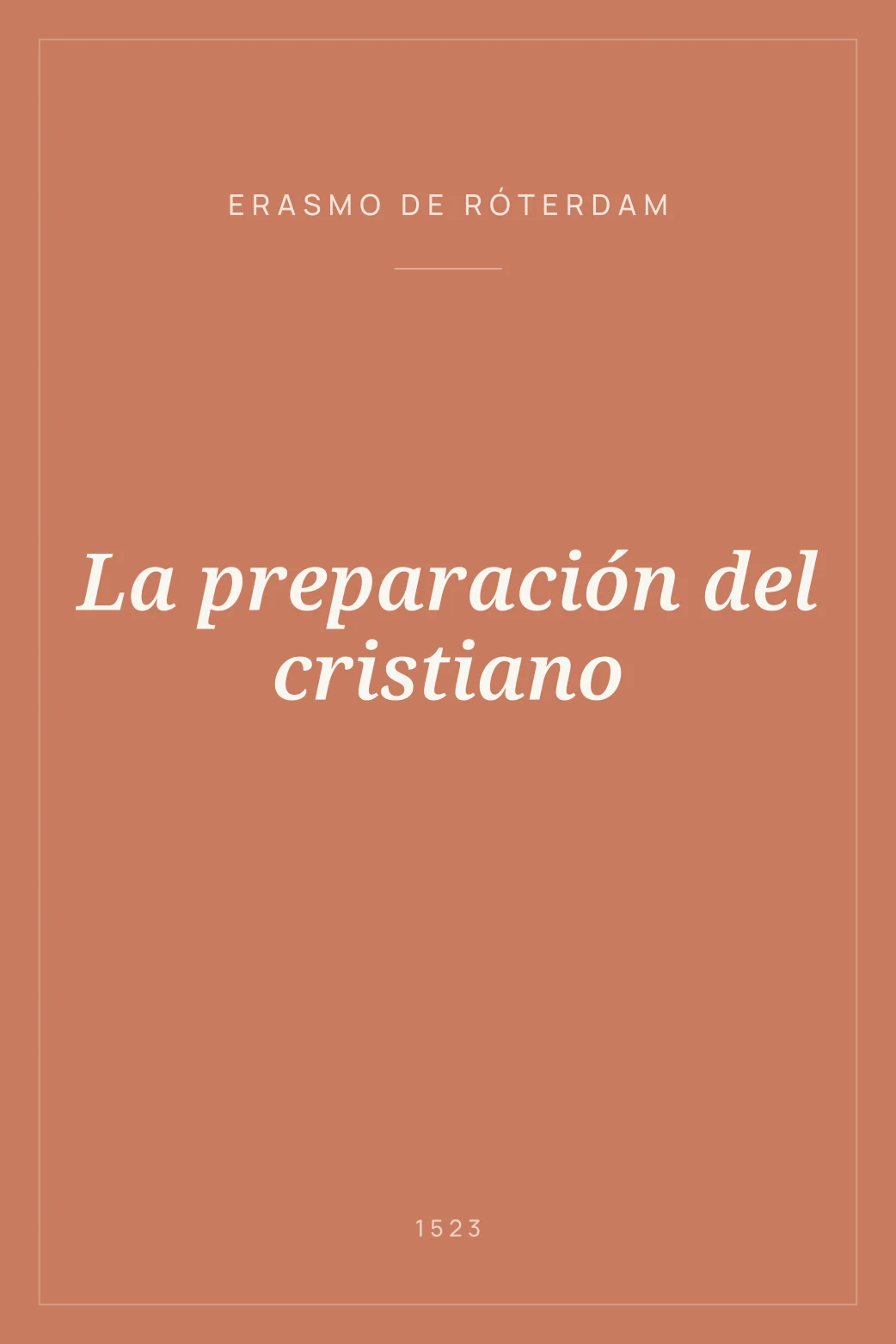 Portada de La preparación del cristiano