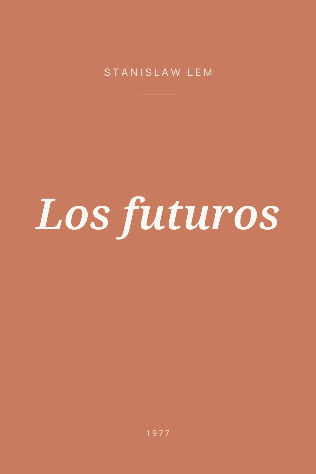 Portada de Los futuros