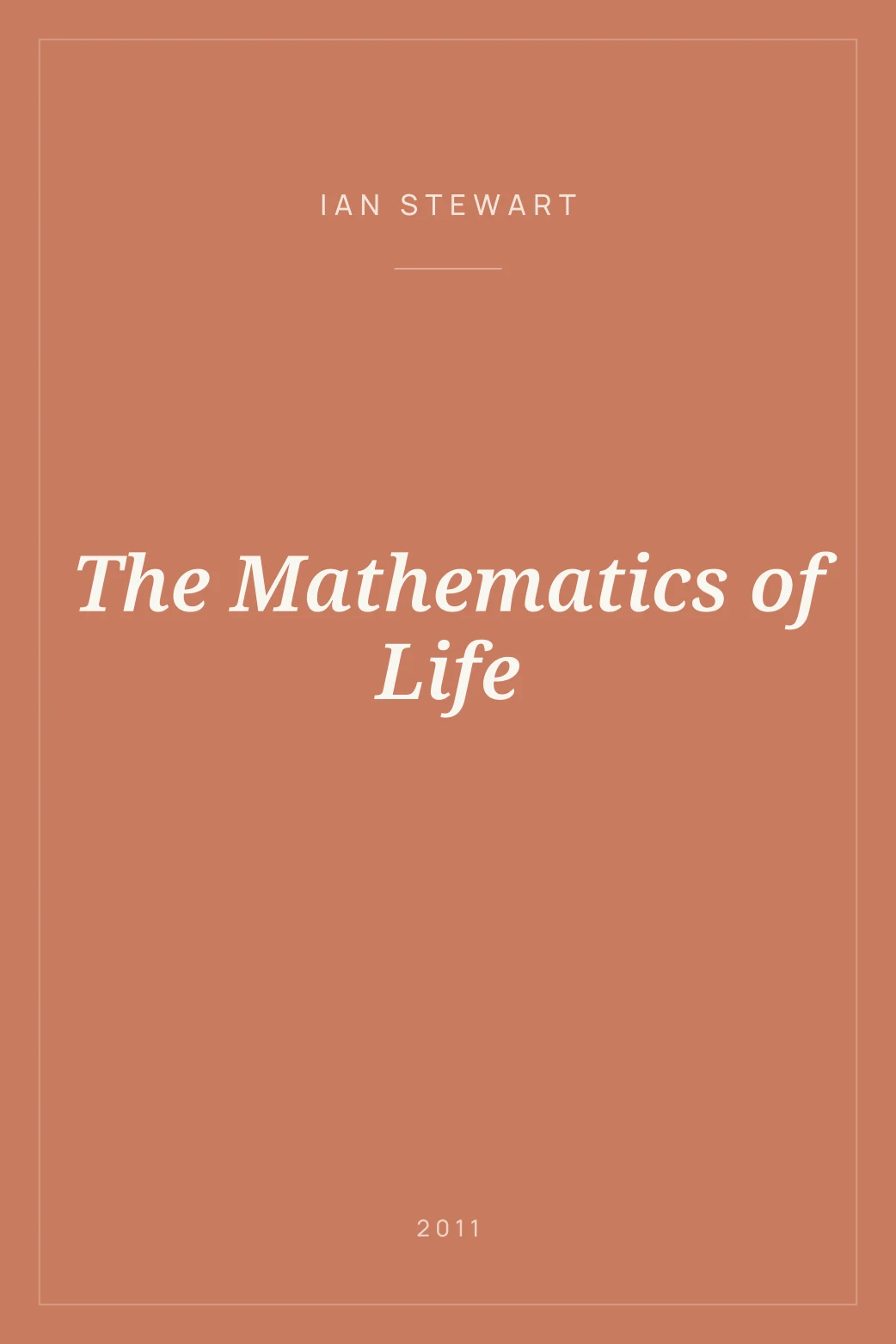 Portada de The Mathematics of Life