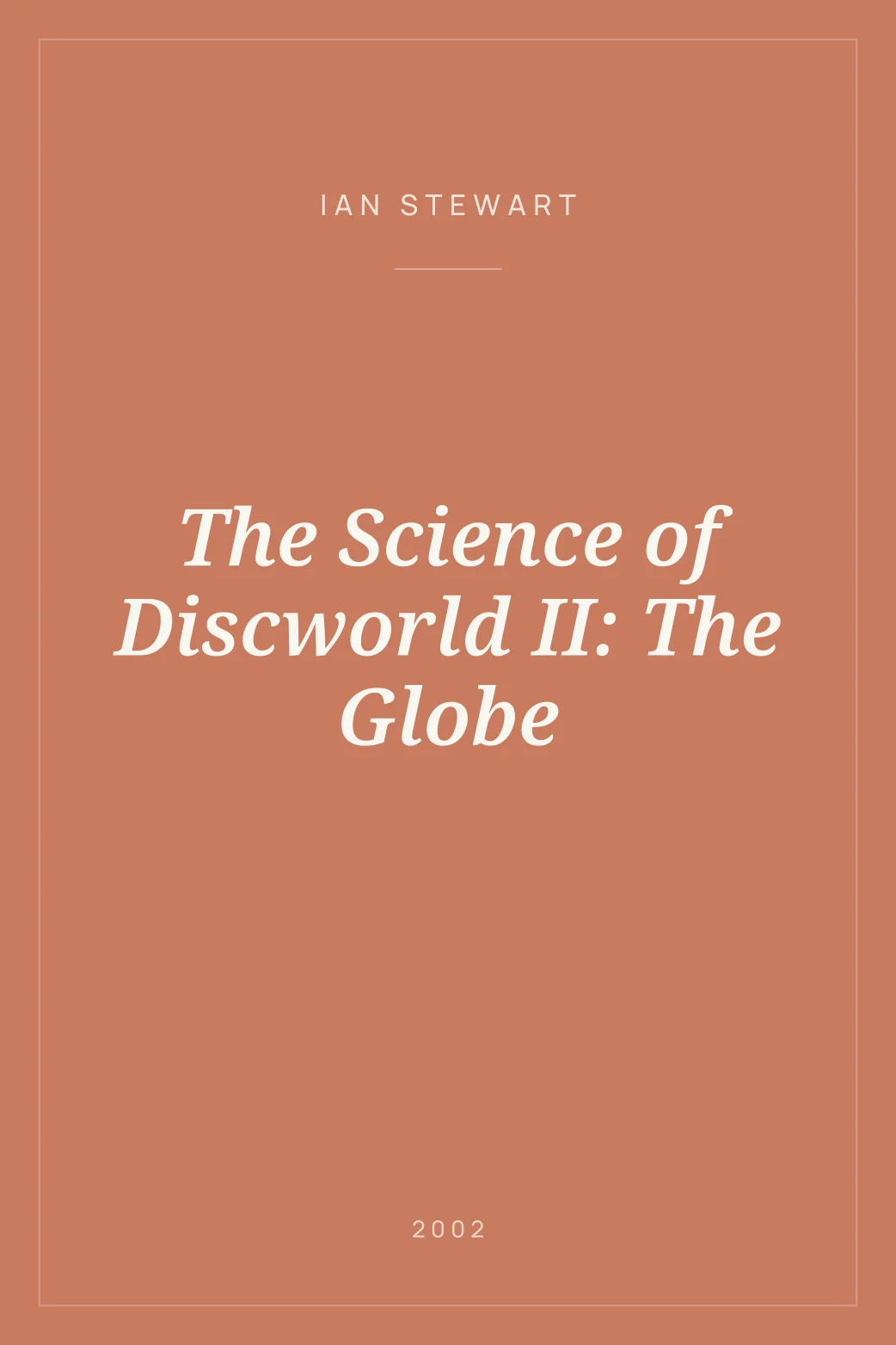 Portada de The Science of Discworld II: The Globe