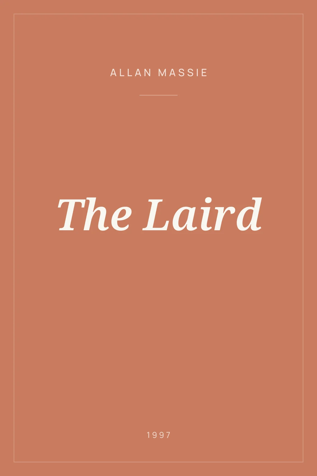 Portada de The Laird