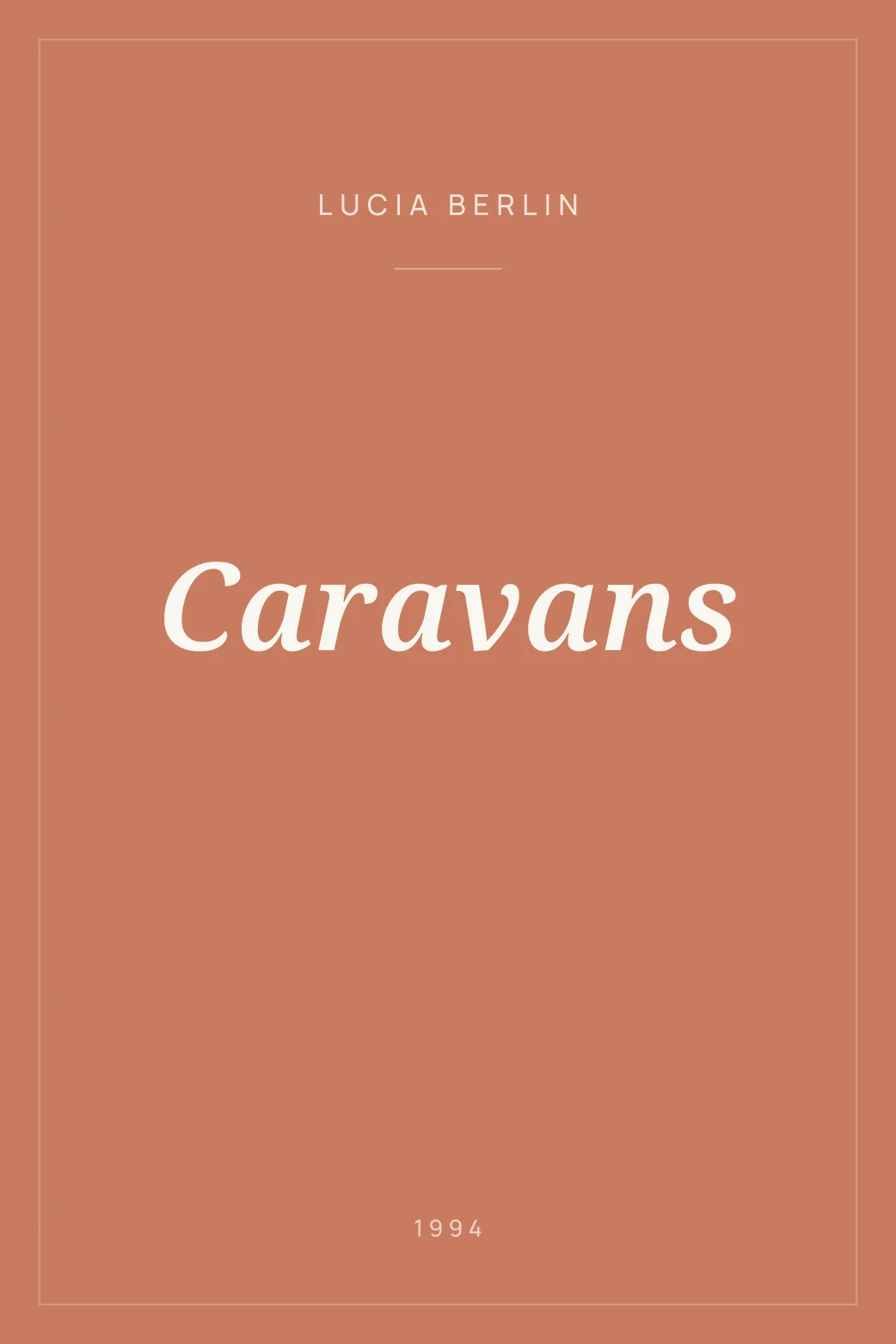 Portada de Caravans