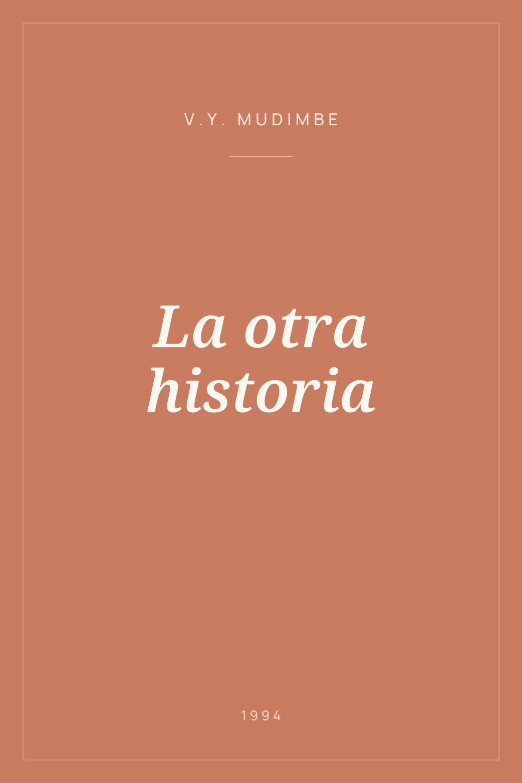 Portada de La otra historia