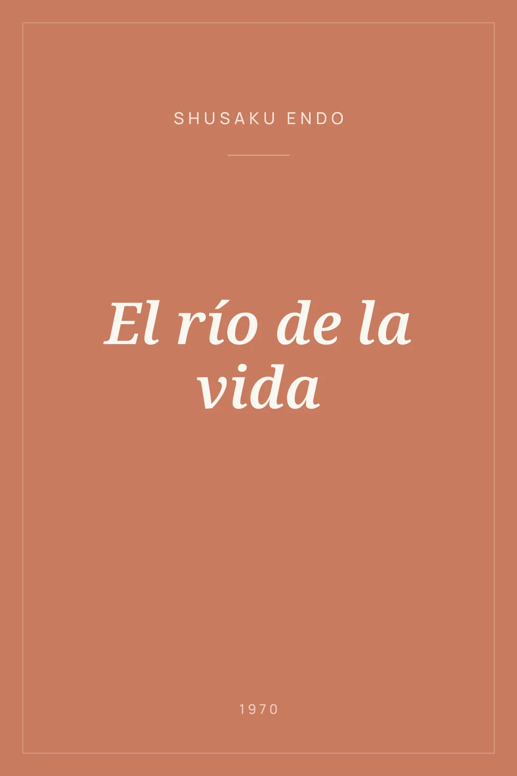 Portada de El río de la vida