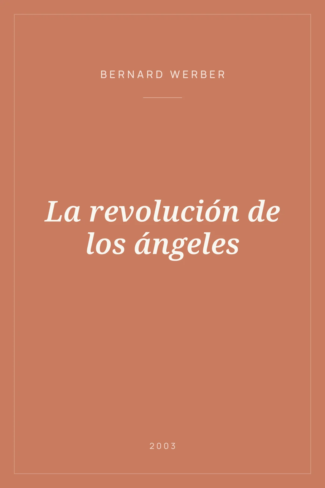 Portada de La revolución de los ángeles