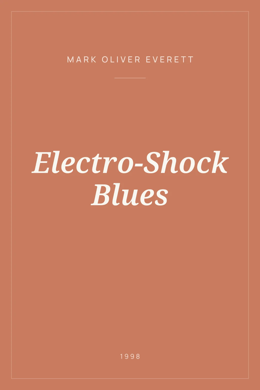Portada de Electro-Shock Blues