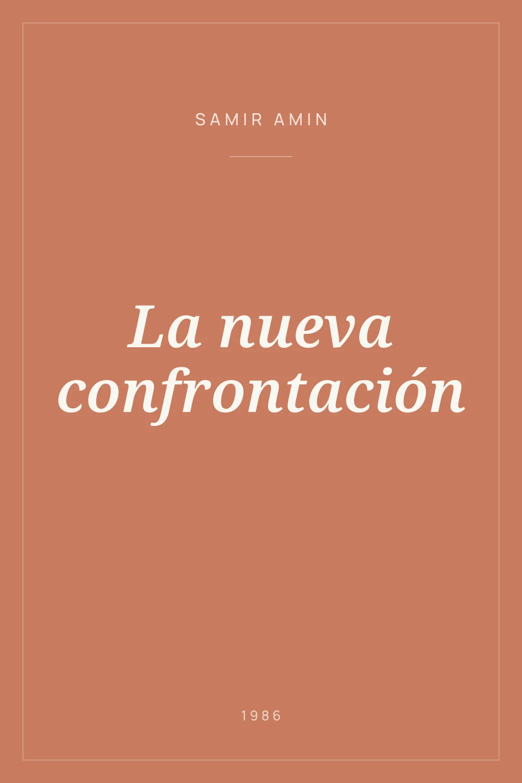 Portada de La nueva confrontación