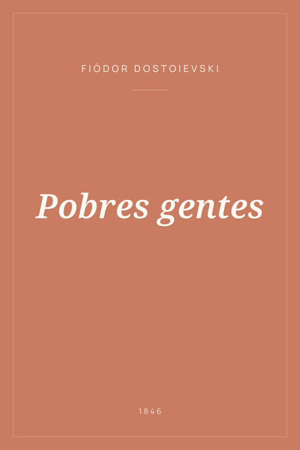 Portada de Pobres gentes