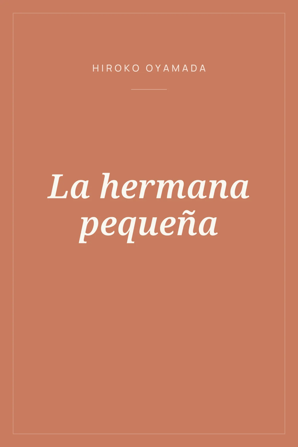 Portada de La hermana pequeña