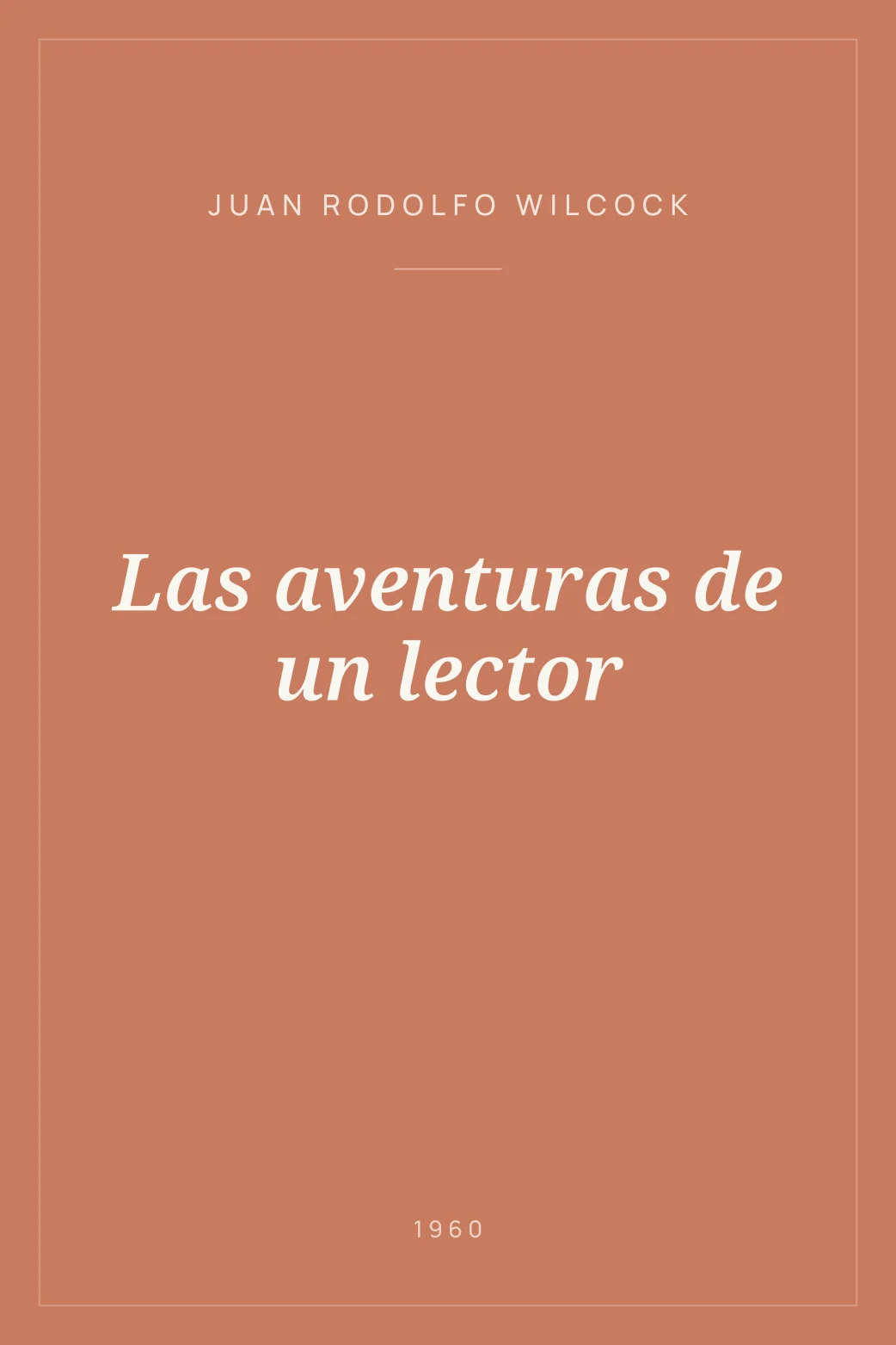 Portada de Las aventuras de un lector