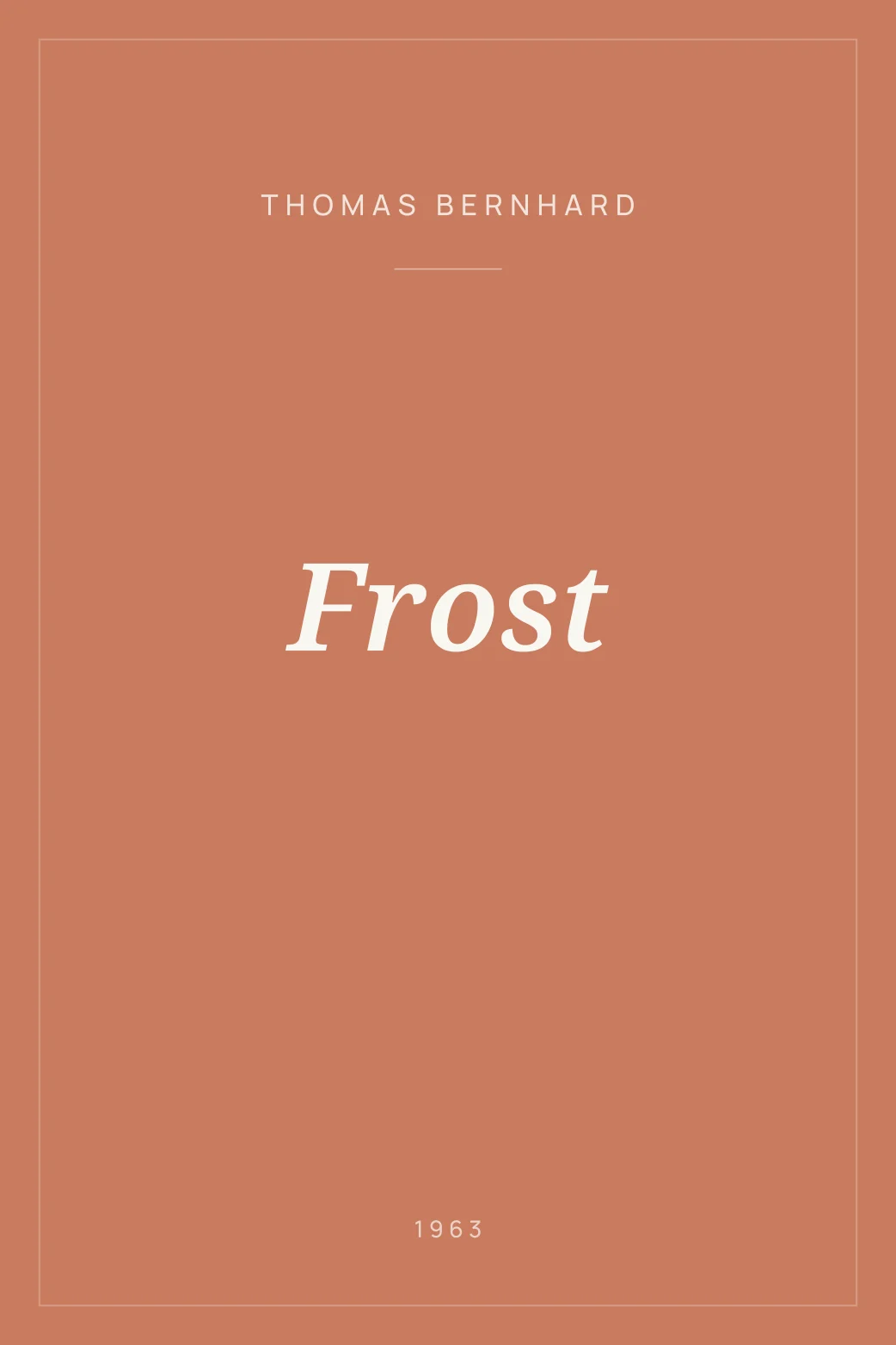 Portada de Frost