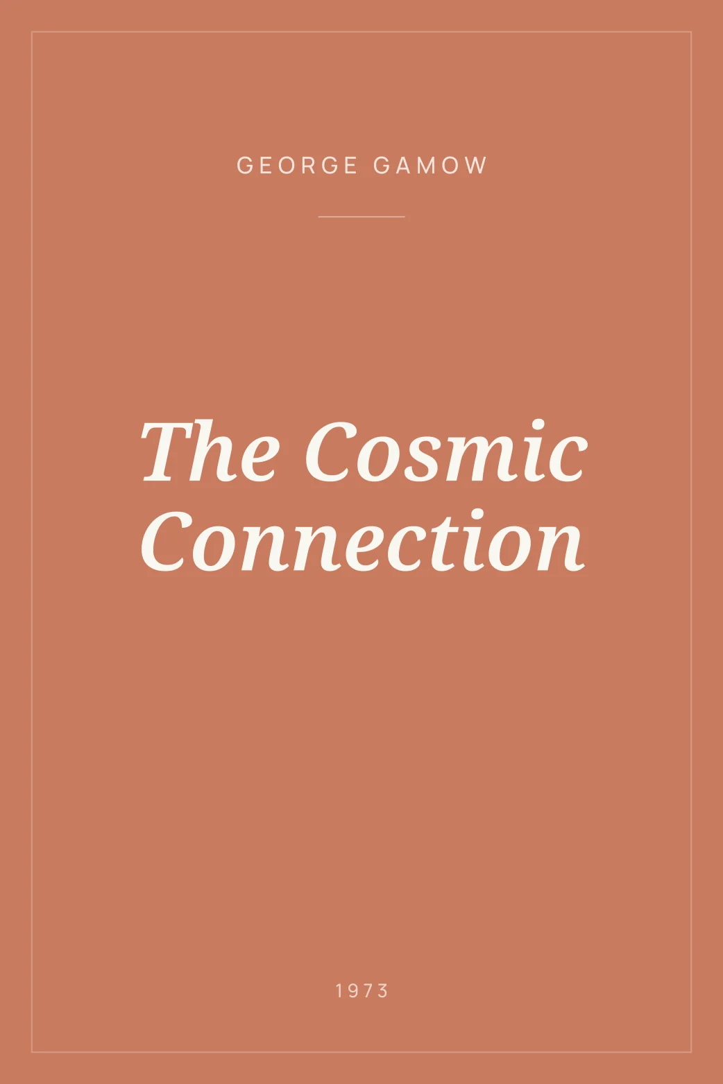 Portada de The Cosmic Connection