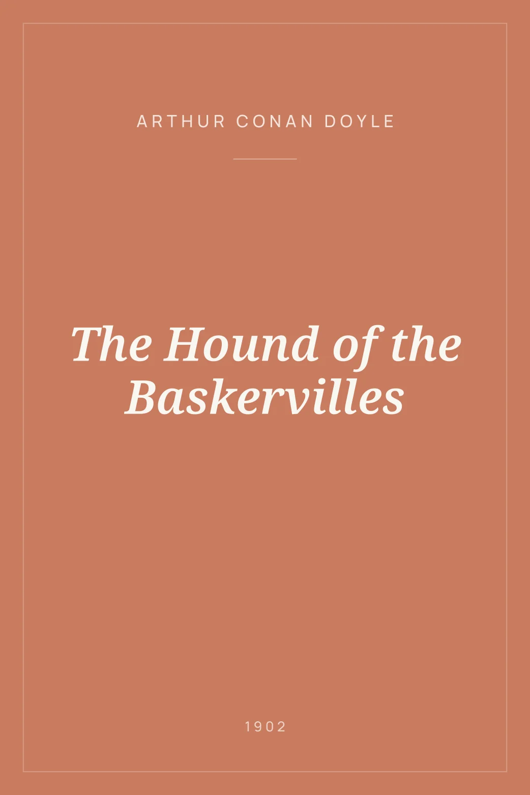 Portada de The Hound of the Baskervilles