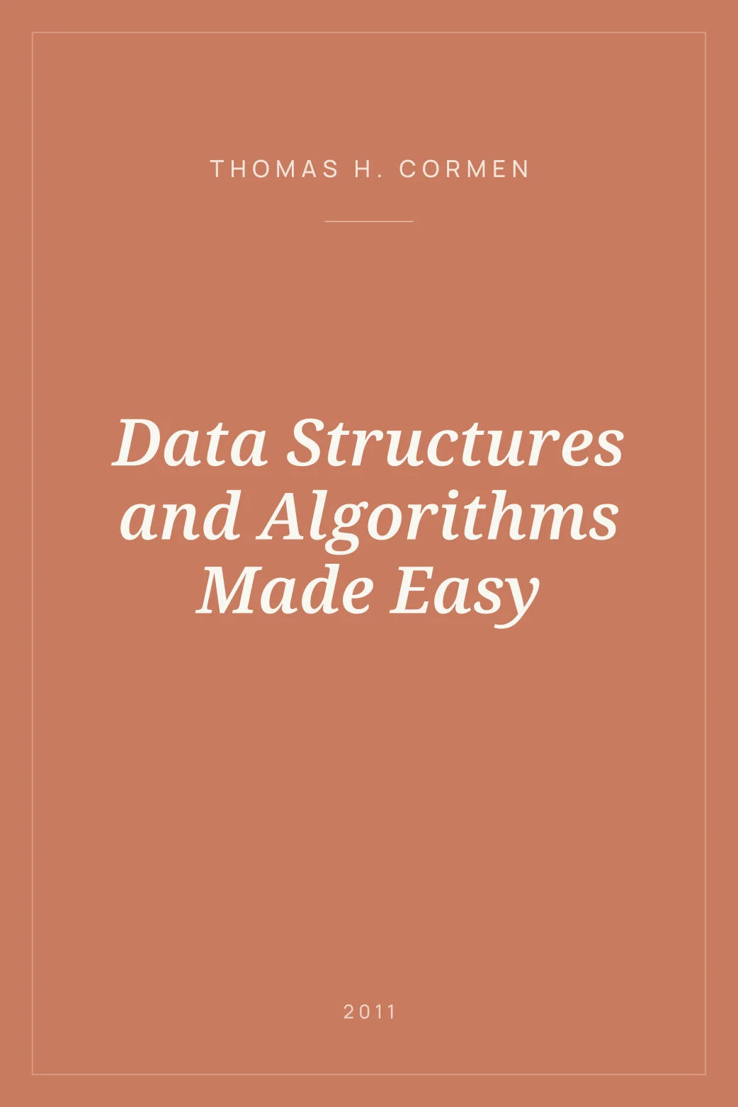 Portada de Data Structures and Algorithms Made Easy