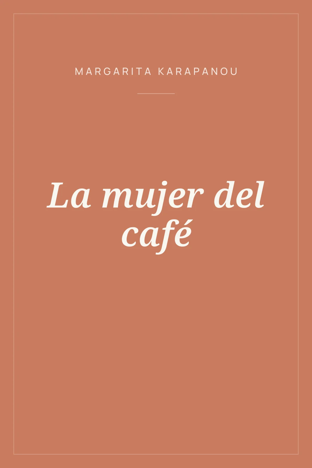 Portada de La mujer del café