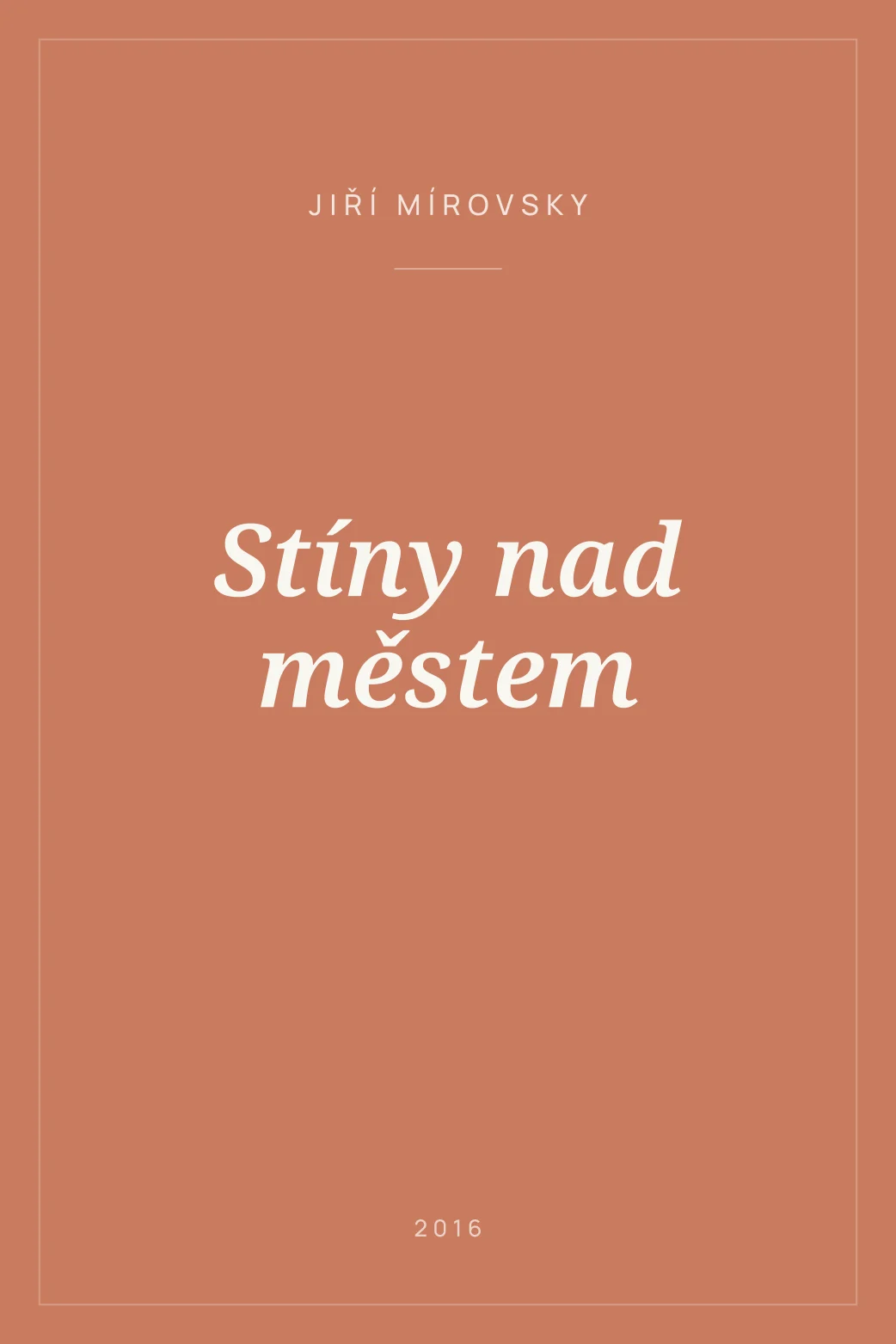 Portada de Stíny nad městem