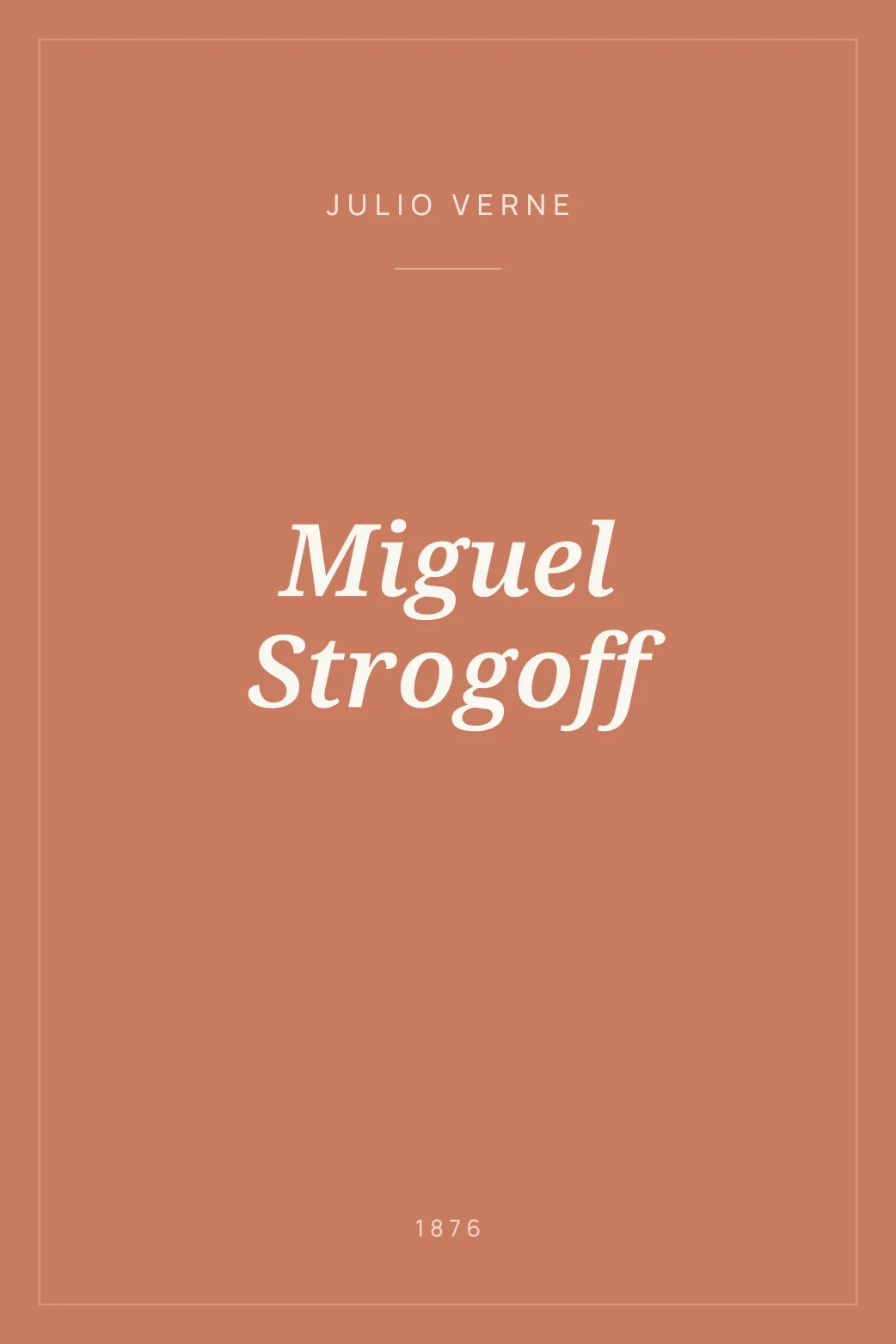 Portada de Miguel Strogoff