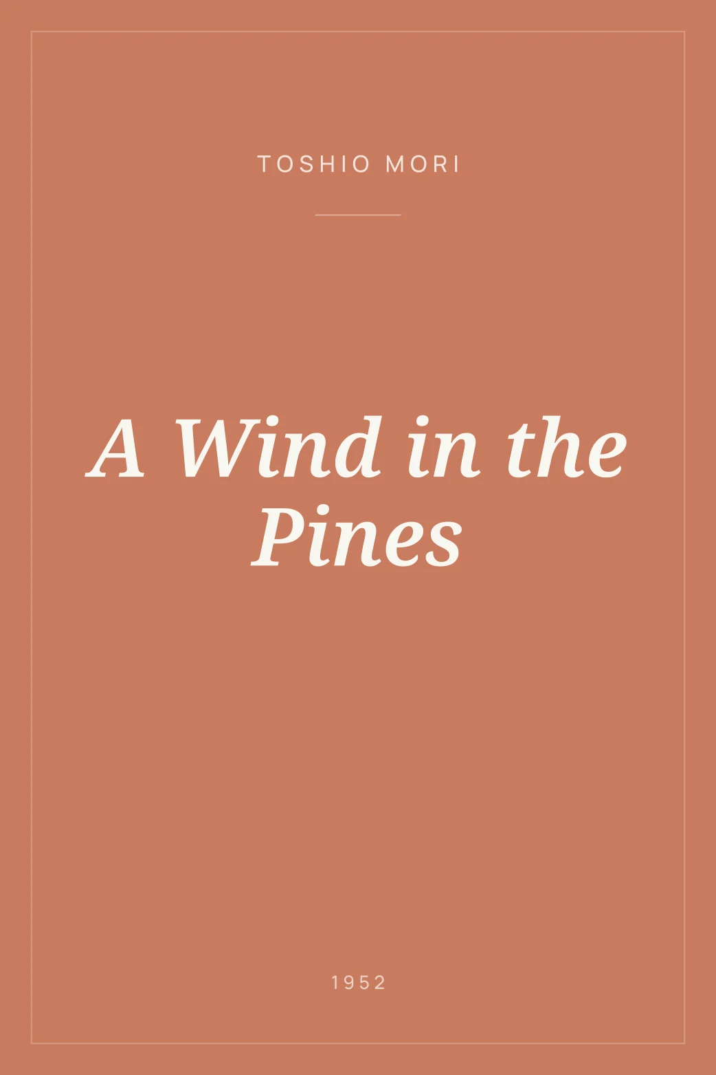 Portada de A Wind in the Pines