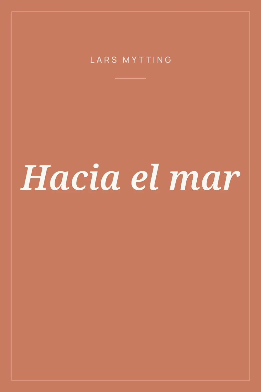 Portada de Hacia el mar