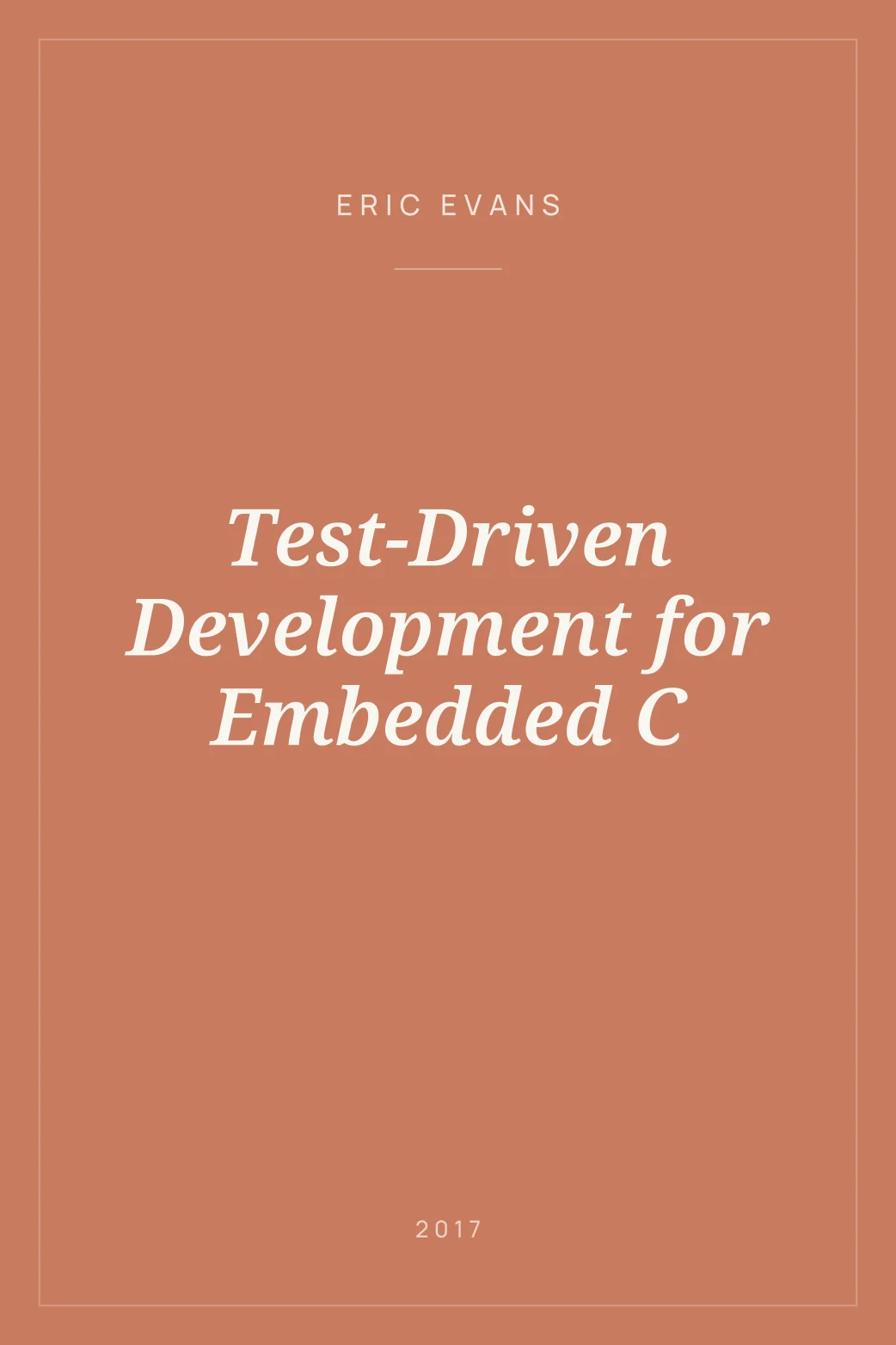 Portada de Test-Driven Development for Embedded C
