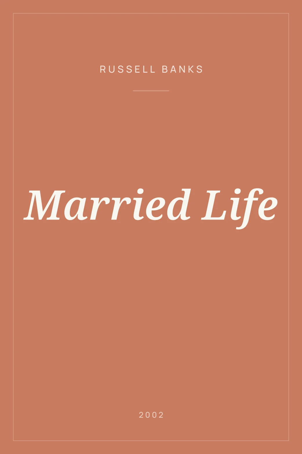Portada de Married Life