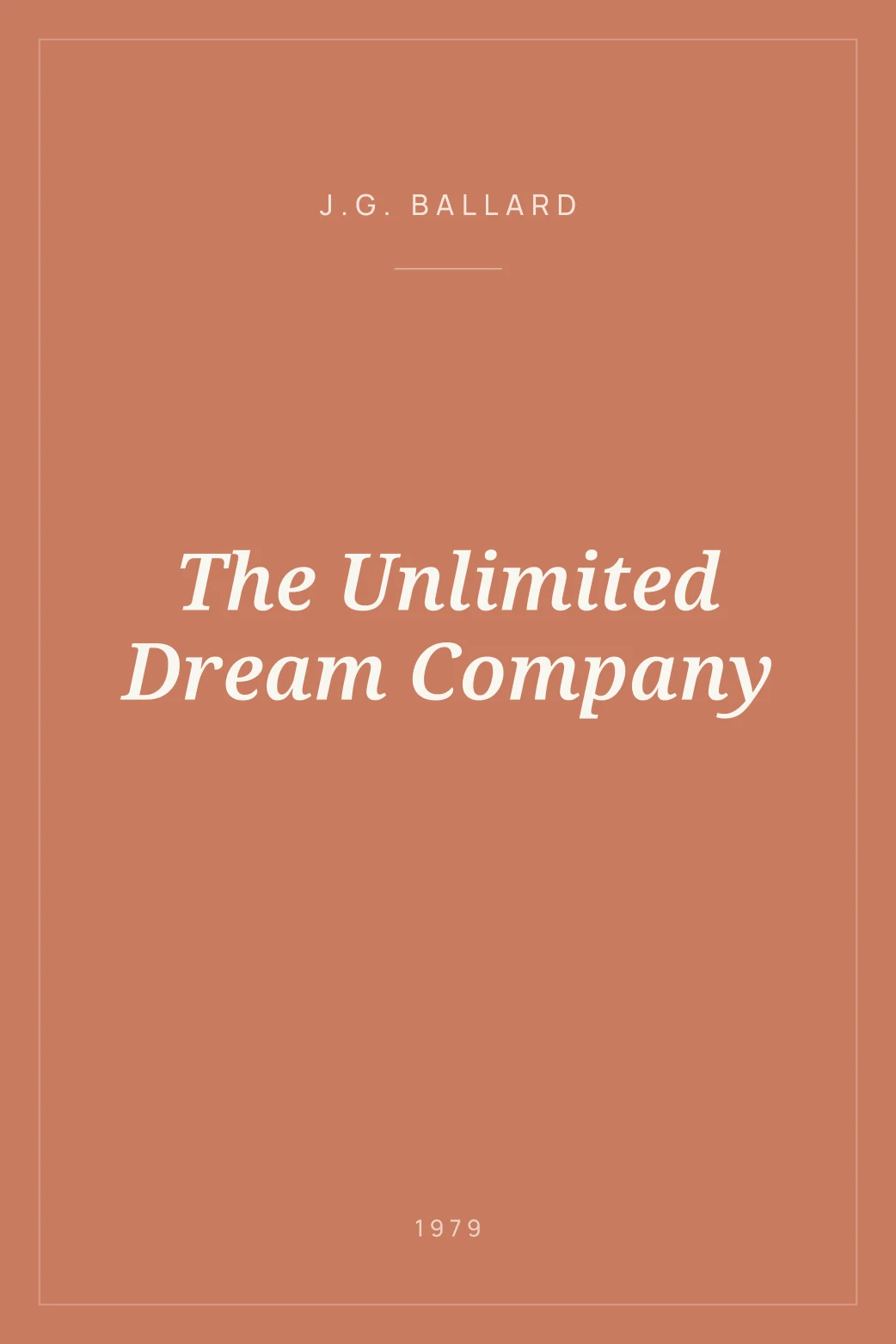 Portada de The Unlimited Dream Company