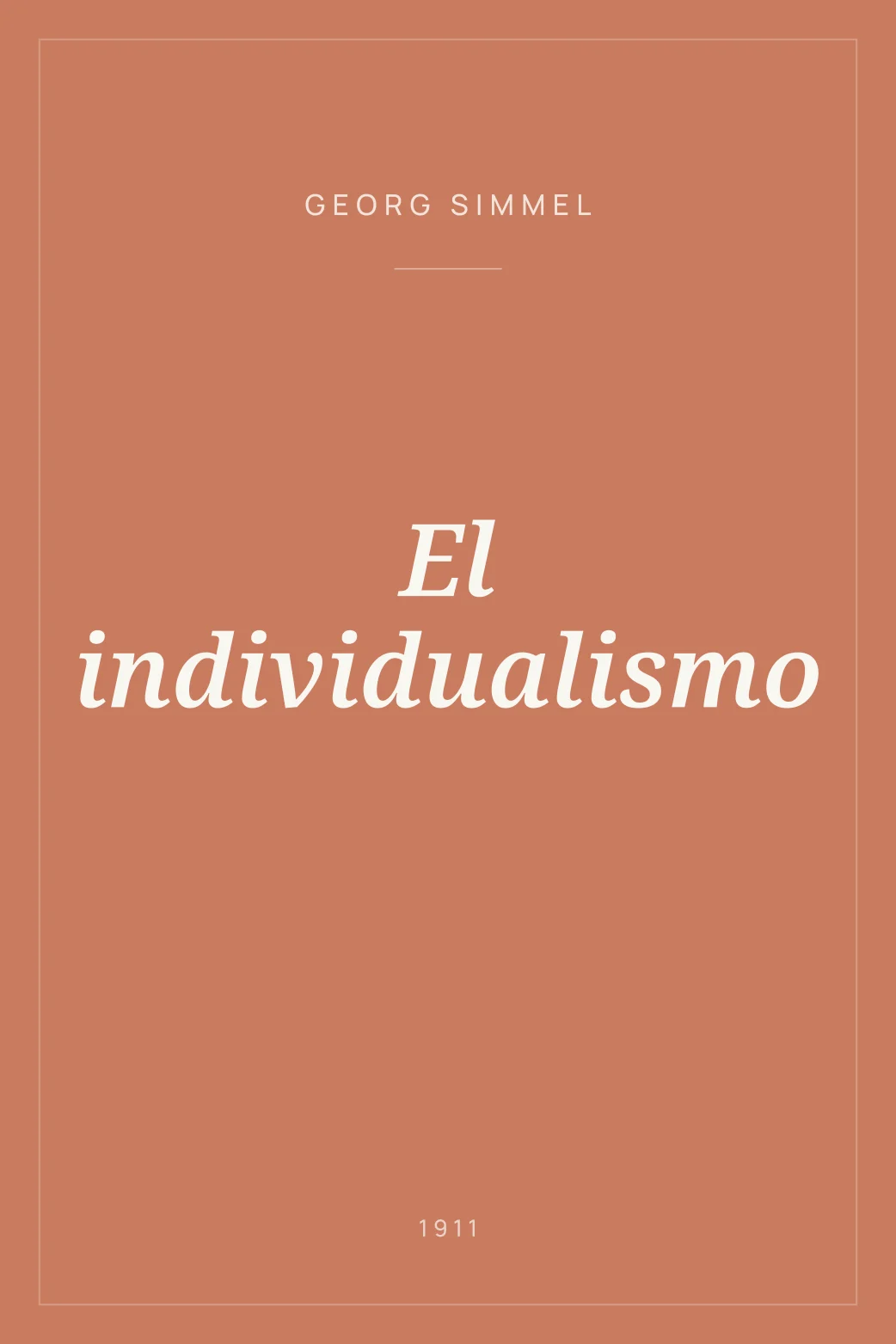 Portada de El individualismo