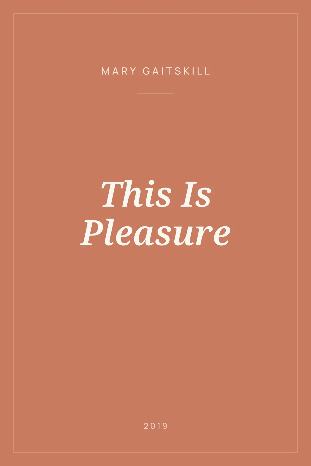 Portada de This Is Pleasure