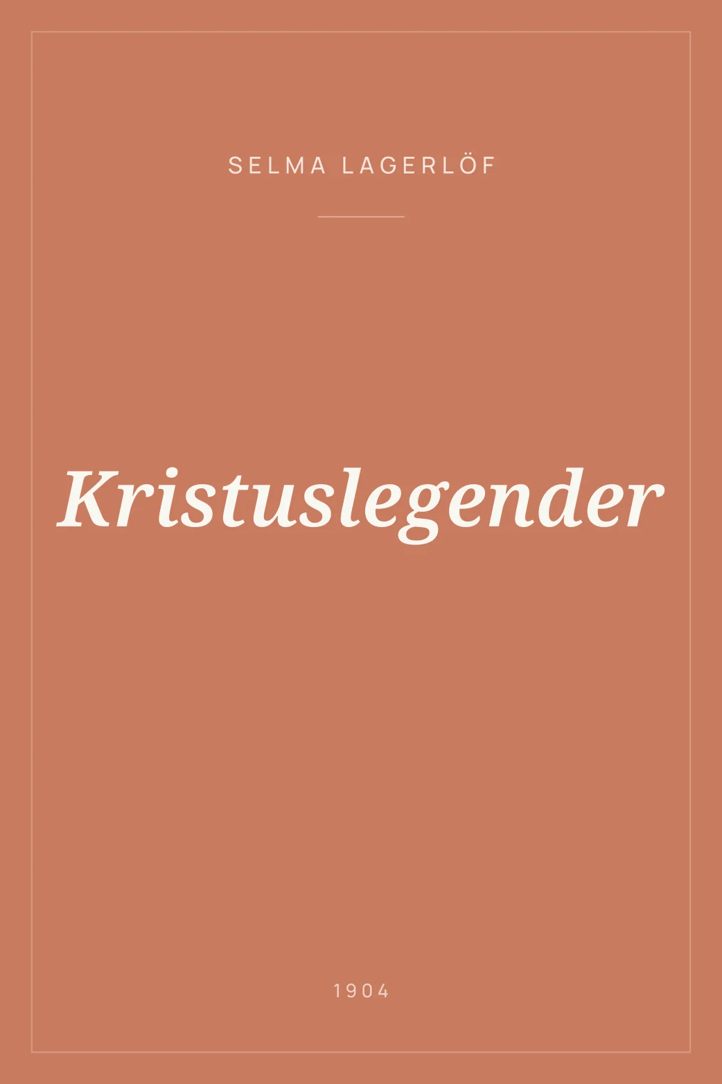 Portada de Kristuslegender