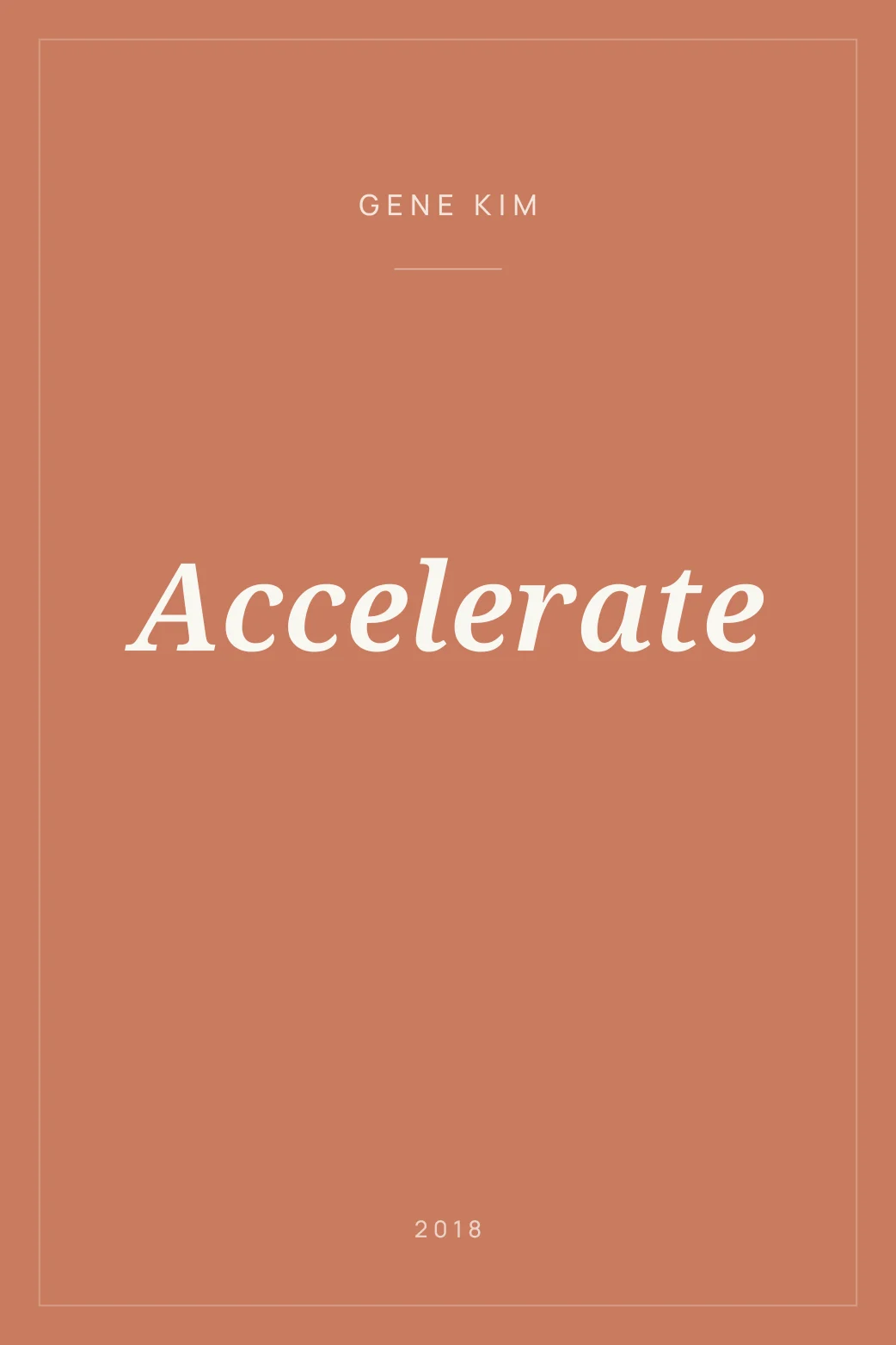 Portada de Accelerate