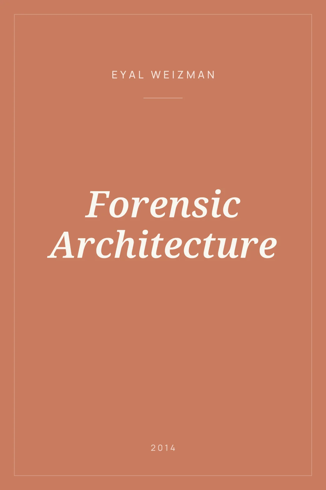 Portada de Forensic Architecture