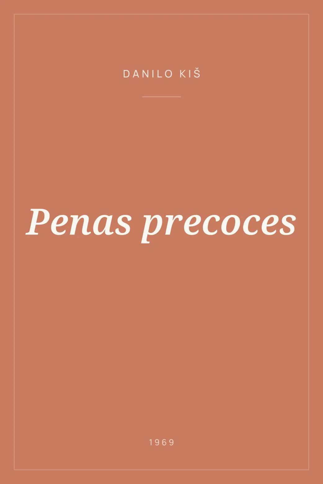 Portada de Penas precoces