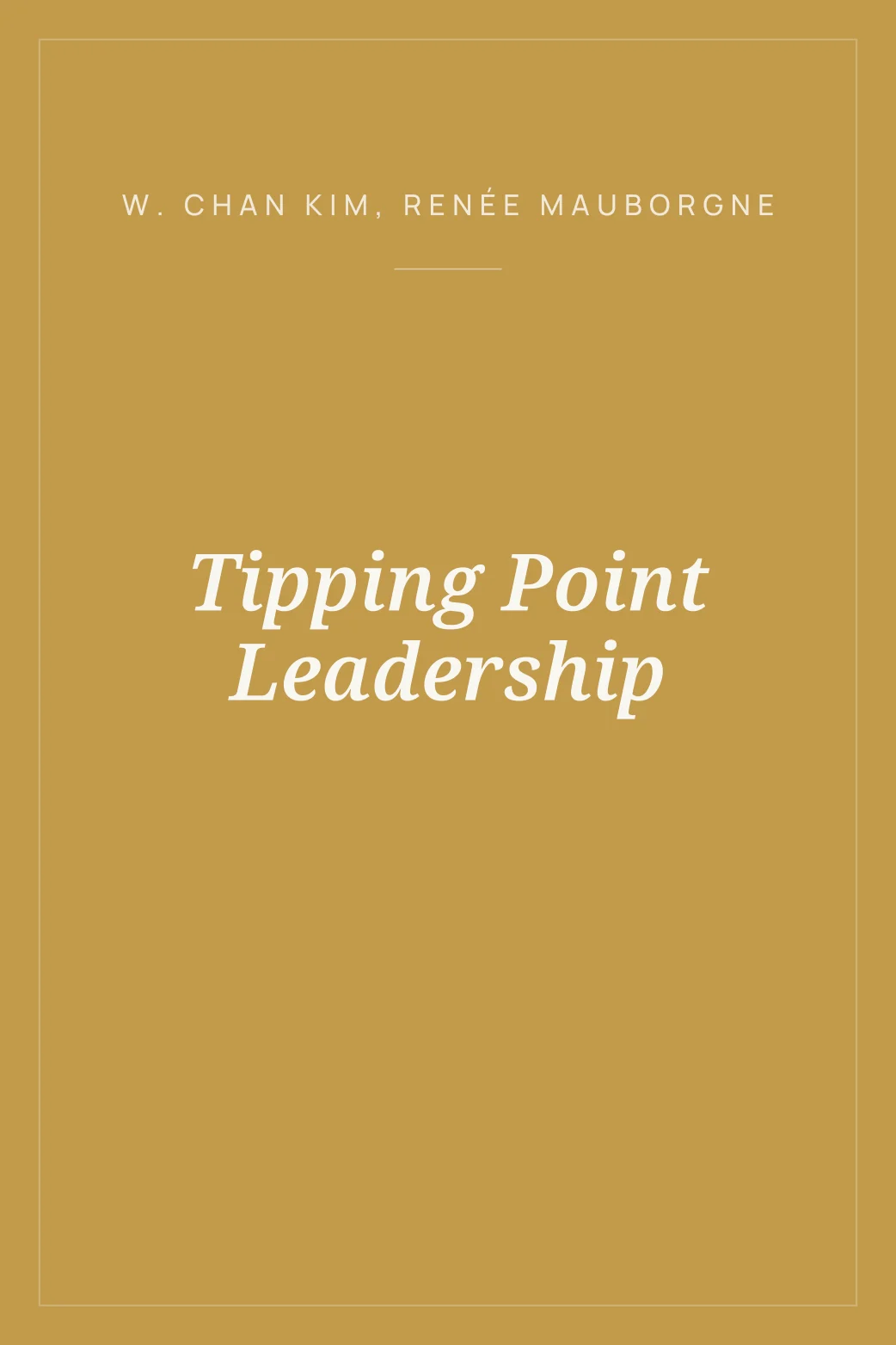 Portada de Tipping Point Leadership