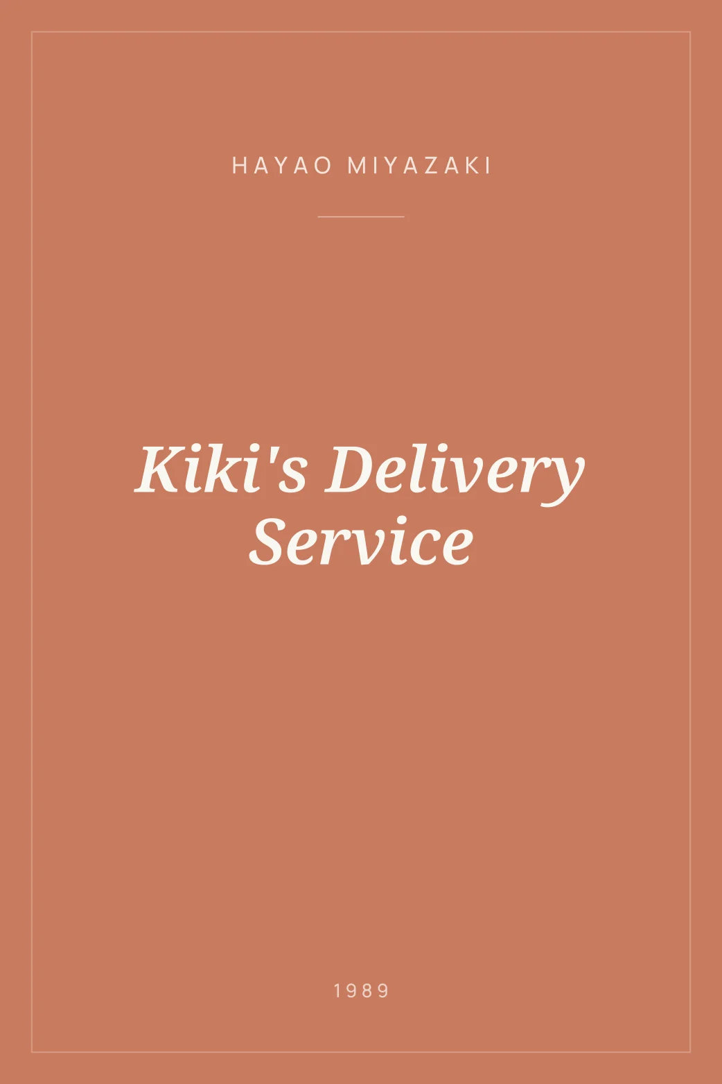 Portada de Kiki's Delivery Service