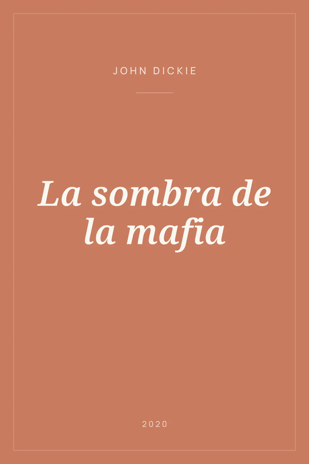 Portada de La sombra de la mafia