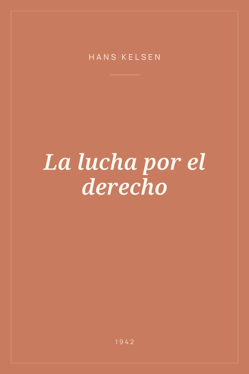 Portada de La lucha por el derecho
