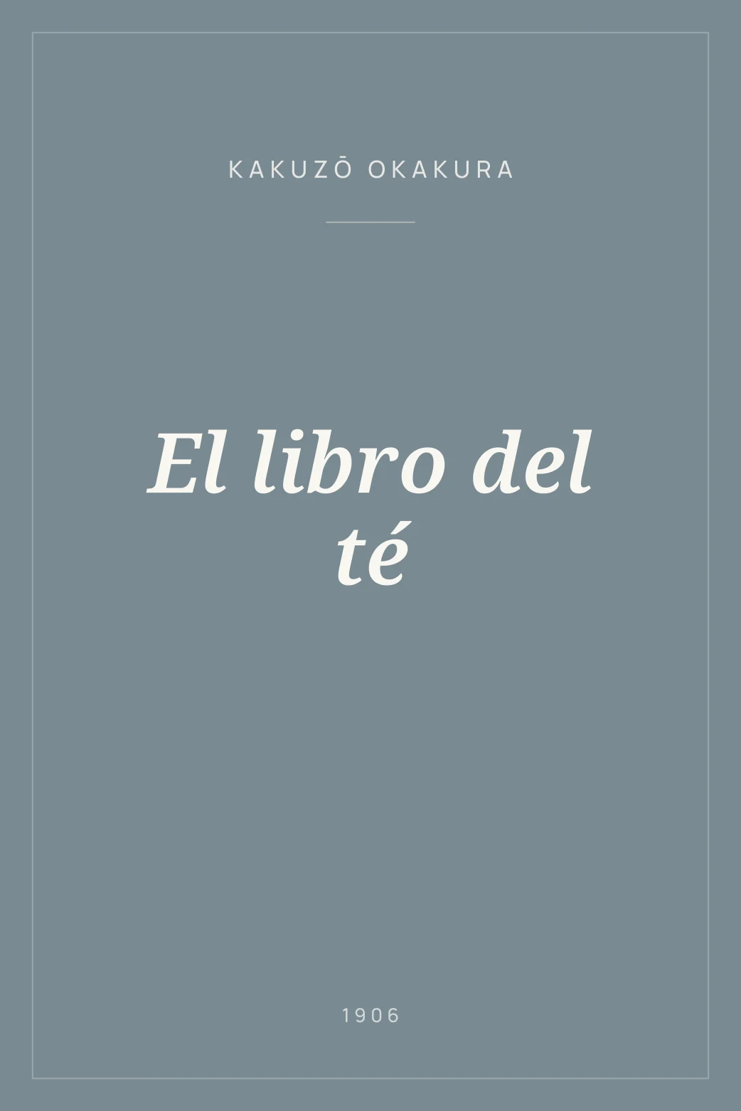 Portada de El libro del té
