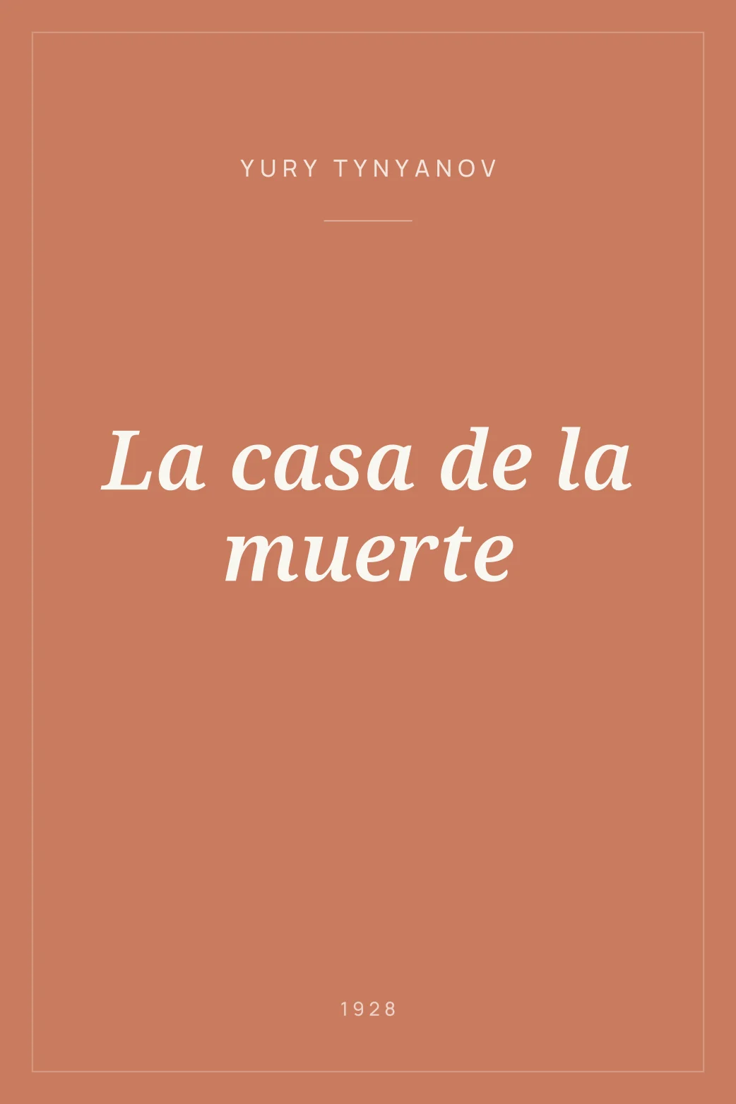 Portada de La casa de la muerte