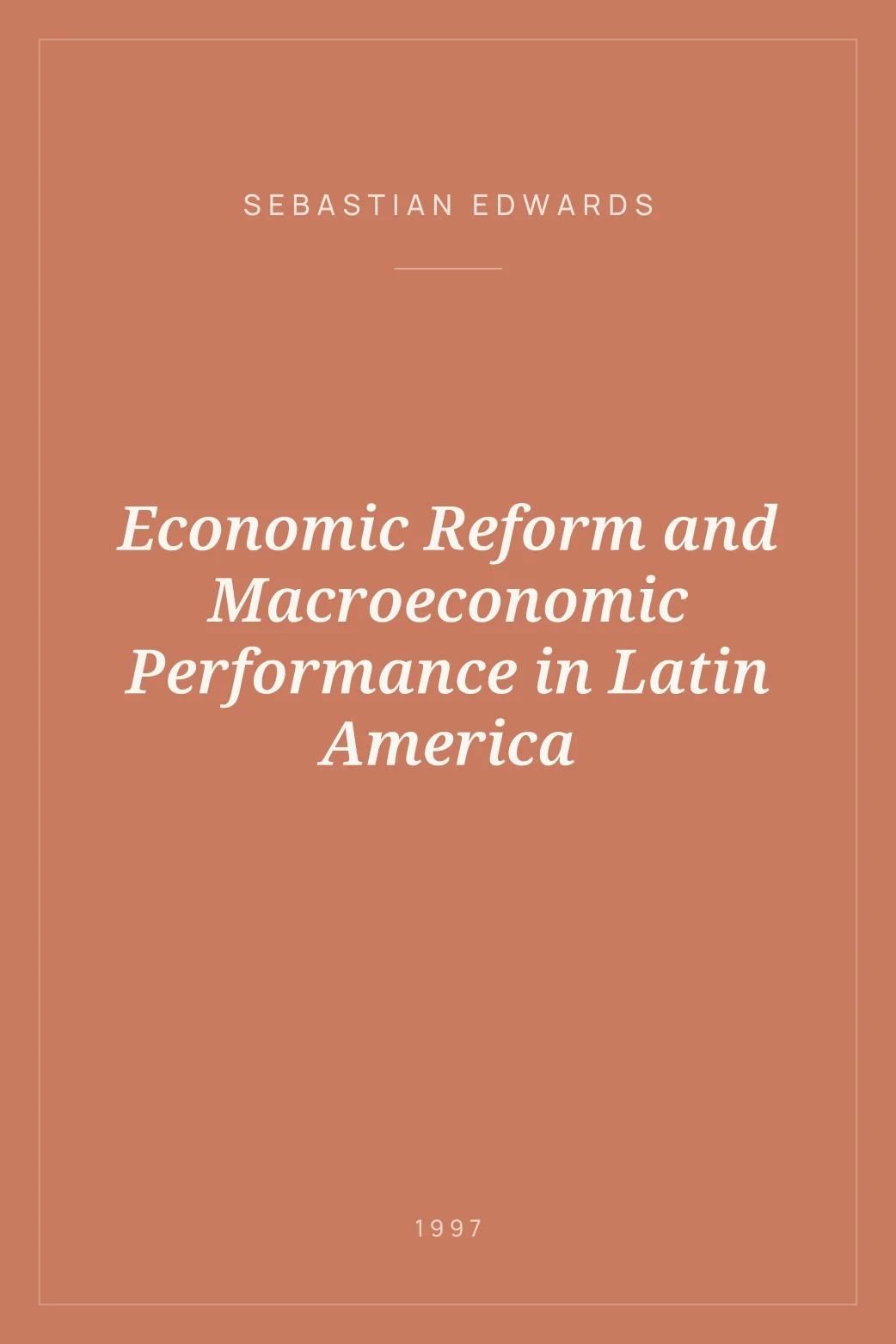 Portada de Economic Reform and Macroeconomic Performance in Latin America